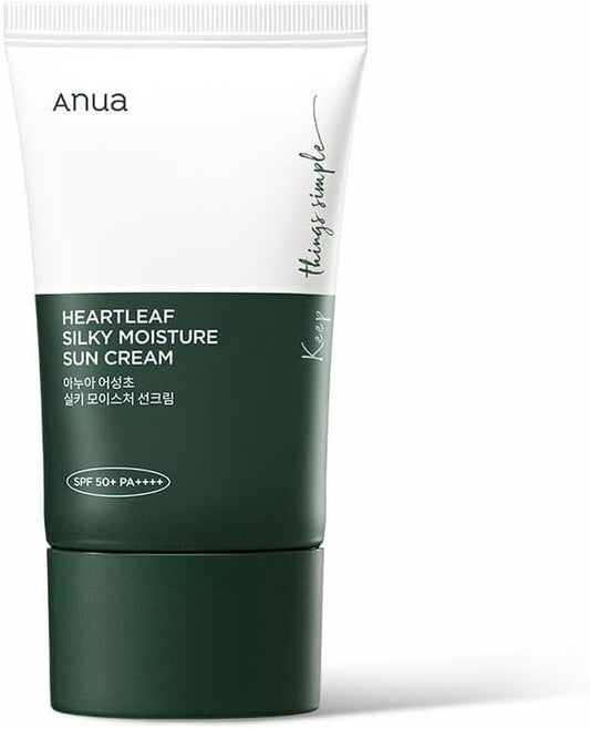 Anua Heartleaf silky moisture sunscream