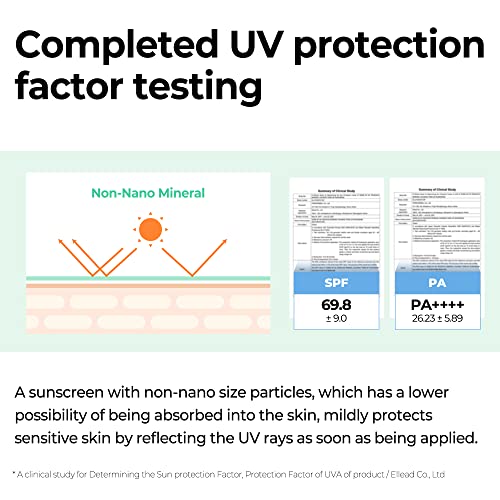 Some By Mi Truecica Mineral Calming Tone-Up Suncream SPF50+, Pa++++ | 50ml | Brightening & Calming Effect | Mild Sun & UV Protection Sunscreen For Sensitive Skin|B099R7V2LP
