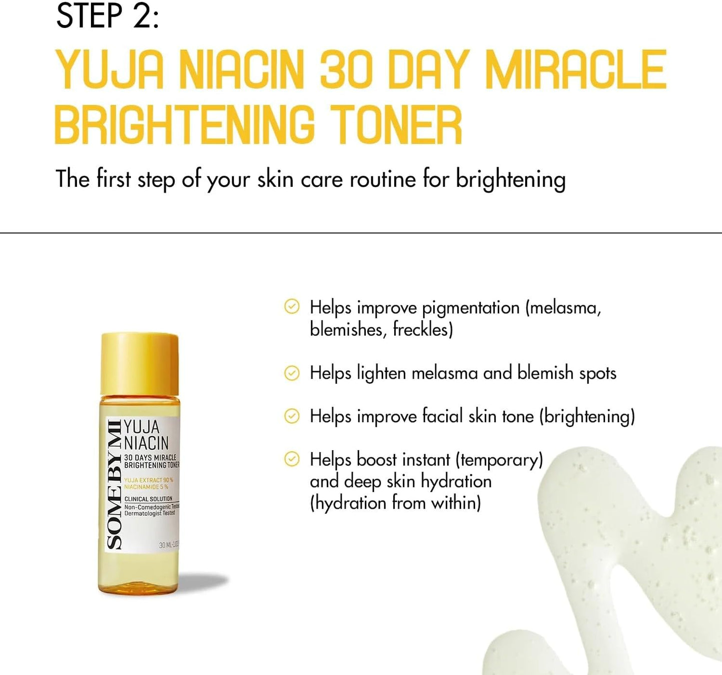 SOME BY MI Yuja Niacin Anti-Blemish Starter Kit: 4-Piece Brightening Travel Set
