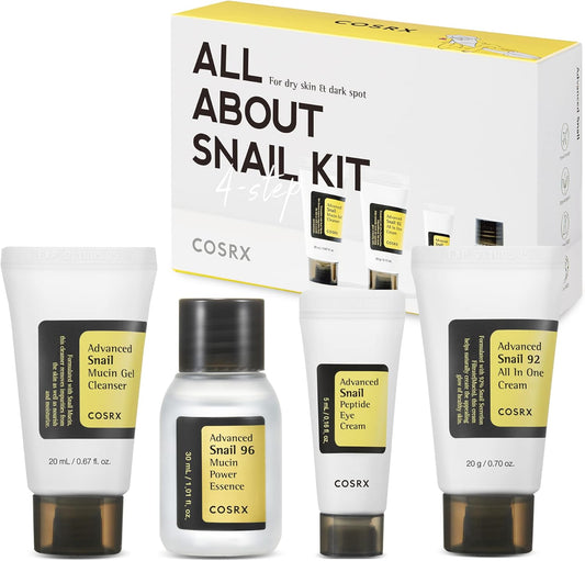 COSRX Snail Secretion Filtrate Skincare Kit: Rejuvenate, Hydrate, and Glow Set