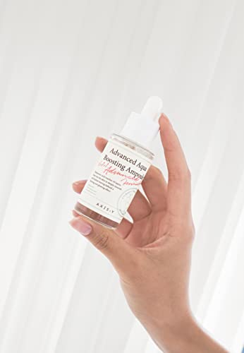 AXIS-Y Advanced Aqua Boosting Ampoule 30 ml / 1.01 fl. oz | Hydrating Serum Ampoule | Hyaluronic Acid | Moisturizing Serum | Centella Asiatica | Dry Skin | Korean Skincare|B09J15TZPV
