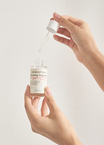 AXIS-Y Advanced Aqua Boosting Ampoule 30 ml / 1.01 fl. oz | Hydrating Serum Ampoule | Hyaluronic Acid | Moisturizing Serum | Centella Asiatica | Dry Skin | Korean Skincare|B09J15TZPV