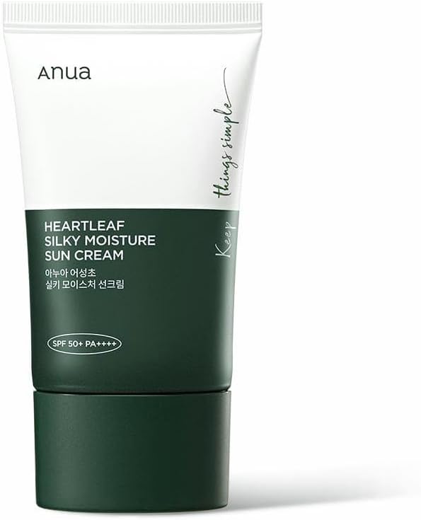 Anua Heartleaf silky moisture sunscream