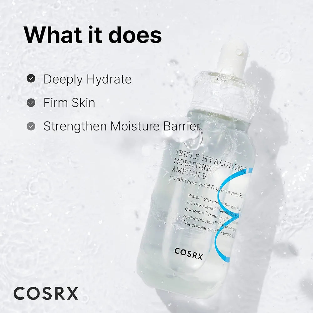 Cosrx Triple Hyaluronic Moisture Ampoule – 40Ml